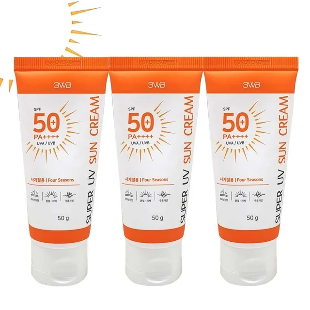 [WHP] 3WB Super UV Sun Block 50g SPF 50+PA++++ K beauty Korean supplier sunscreen sun care