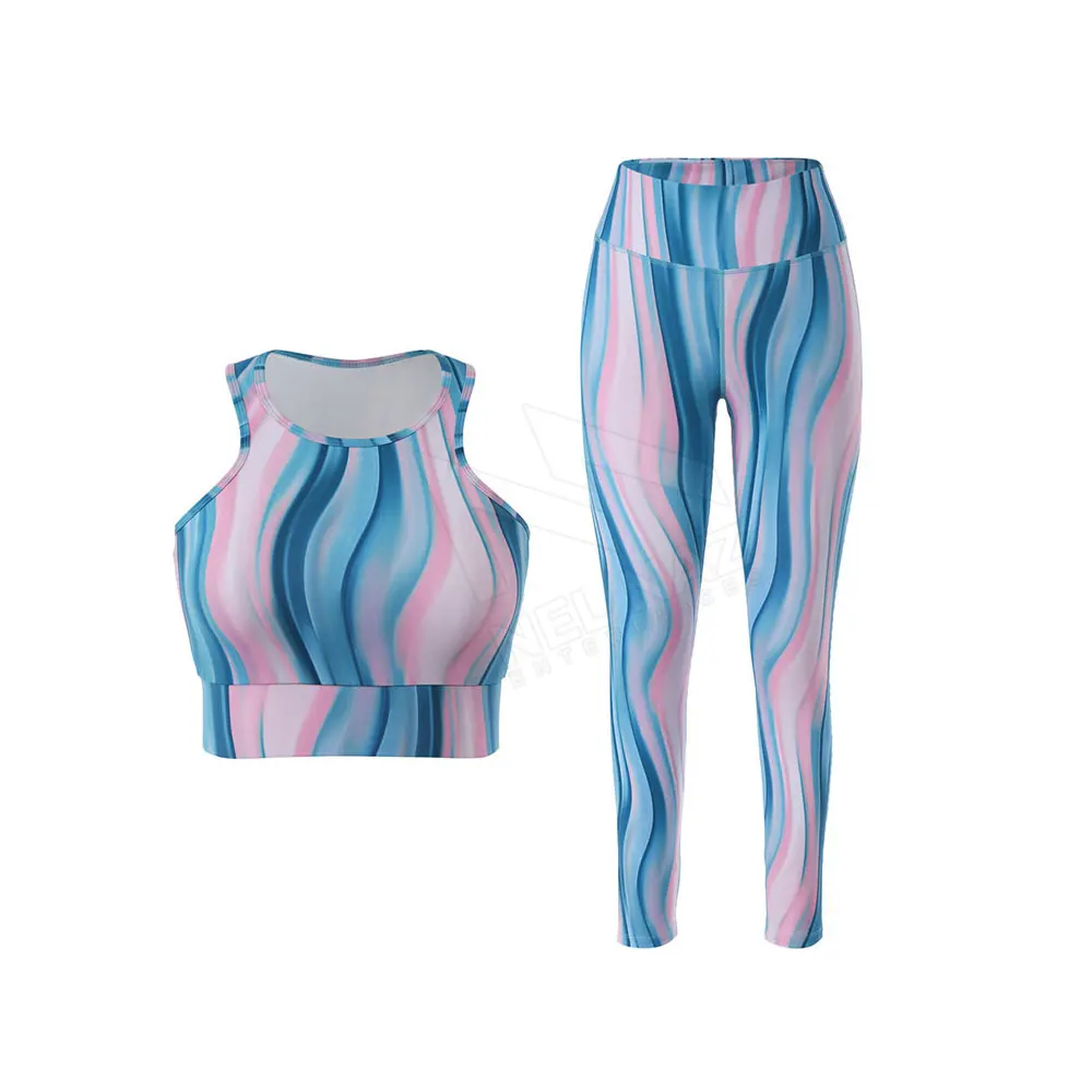 Workout Women Seamless Fitness Gym Sport Sportswear For Girls Custom Bra High Quality Yoga Set