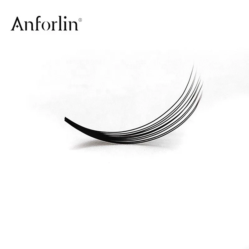 Korean pbt fiber 20d loose pro made fans eyelash extensions 1000 pre made volume fans eyelash extension trays vendor