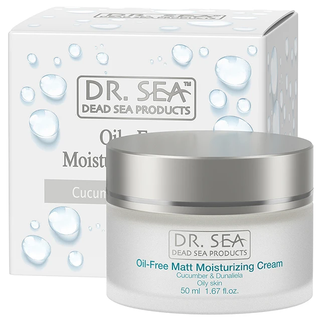 High quality Oil-Free Moisturizing Cream - Cucumber & Dunaliella
