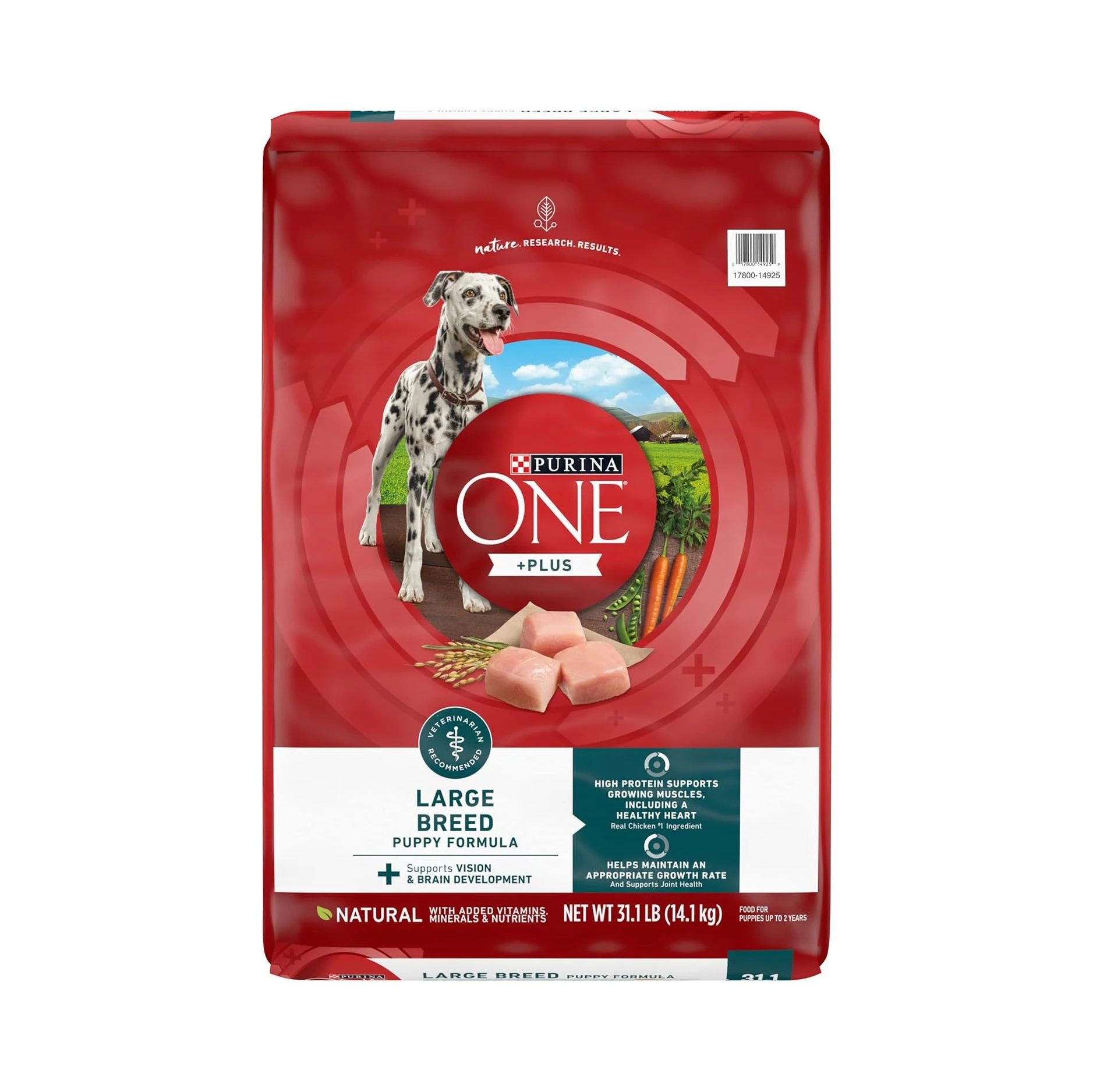 Pur-ina One Medium/Maxi > 10 кг сухой корм для собак-4 мешка по 2 5