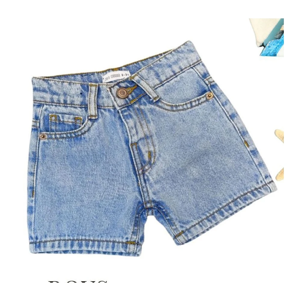 Cheap Factory Price comfortable fabric kid blue jean shorts stretch film Breathable Washable summer jeans pants for boys