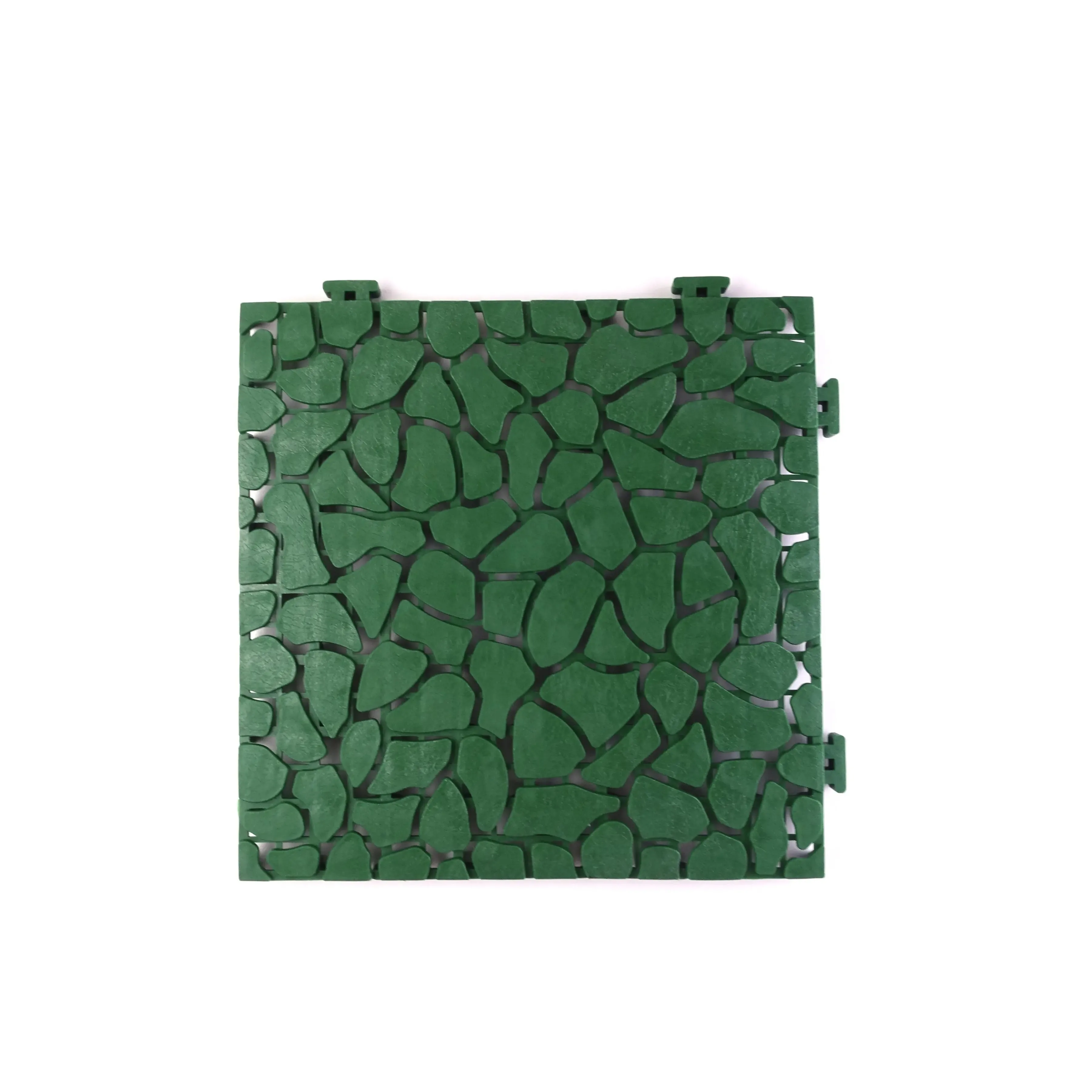 Foam Interlocking Bath Floor Mat Non Slip with Diamond Marble Effect for Safety