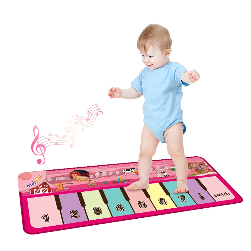 Touch Play Game Toy Education Portable Dance Music Piano Keyboard Carpet Musical Soft Baby Early