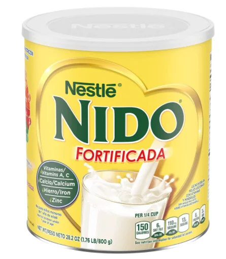 Сухое цельное сухое молоко Nestle NIDO Fortificada/сухое