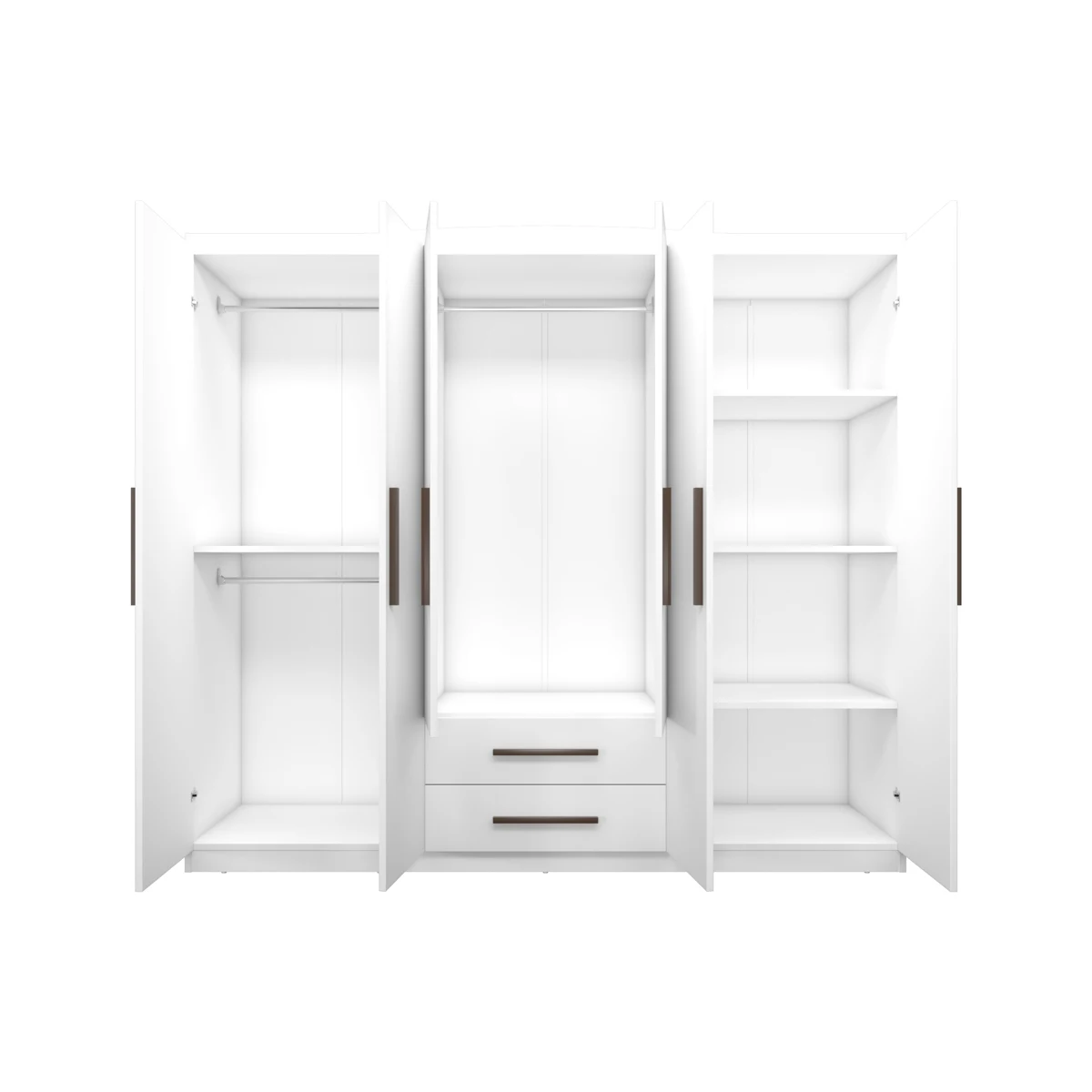 White bedroom wall wardrobe design clothes wardrobe closet design cabinet for bedroom furniture