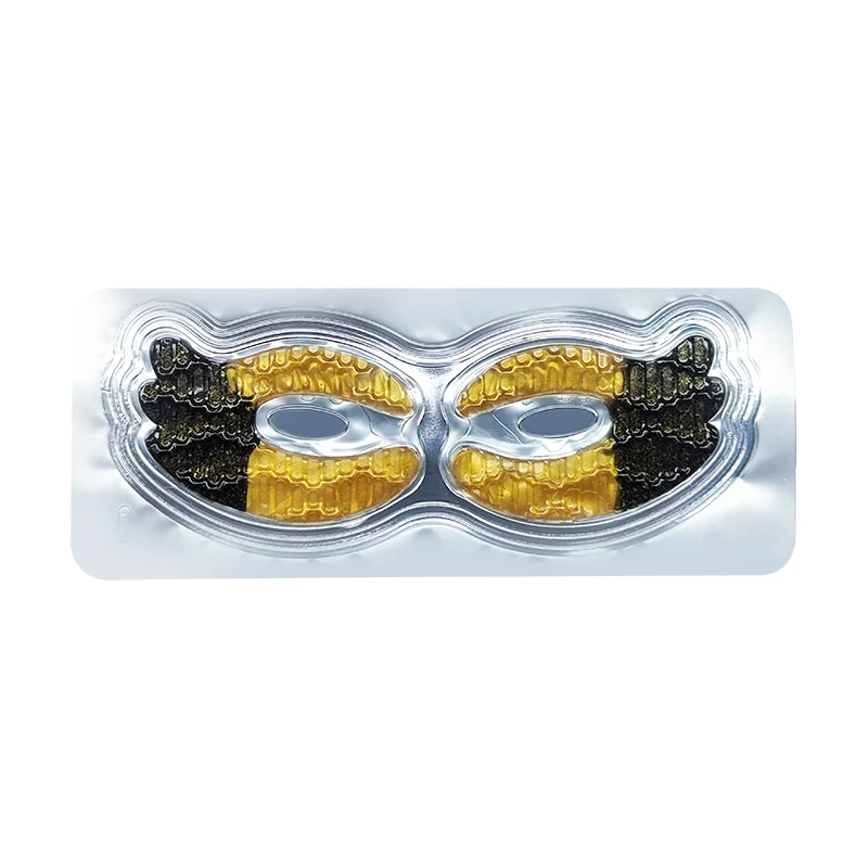 Factory Wholesale OEM Moisturizing Nourishing Firming Anti-Wrinkle 24k Gold Remove Dark Circles Butterfly-shaped Gel Eye Mask