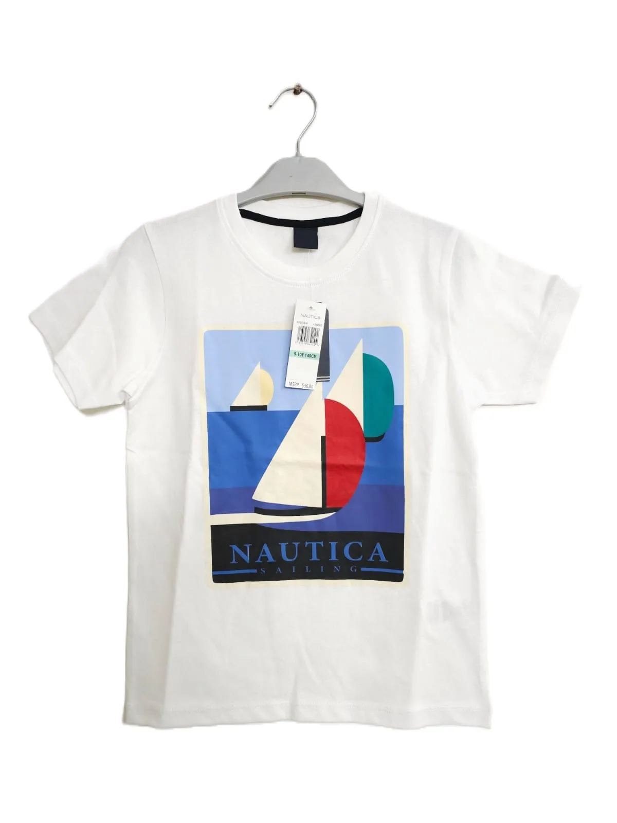 Футболка для мальчиков с коротким рукавом и круглым вырезом