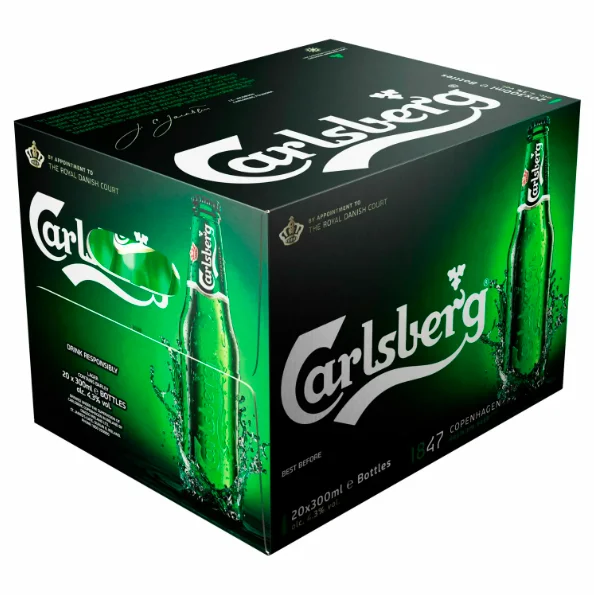 Carlsberg пиво 330 мл бутылки и банки напиток низкая цена