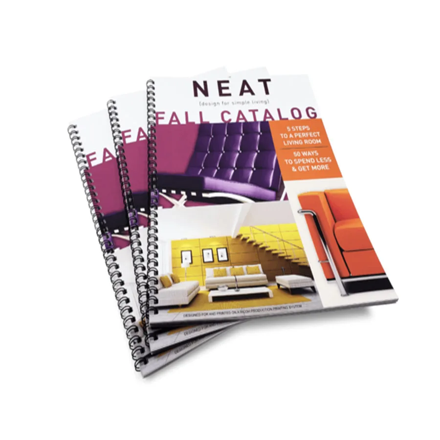 Custom spiral bound Business Directory business company catalog