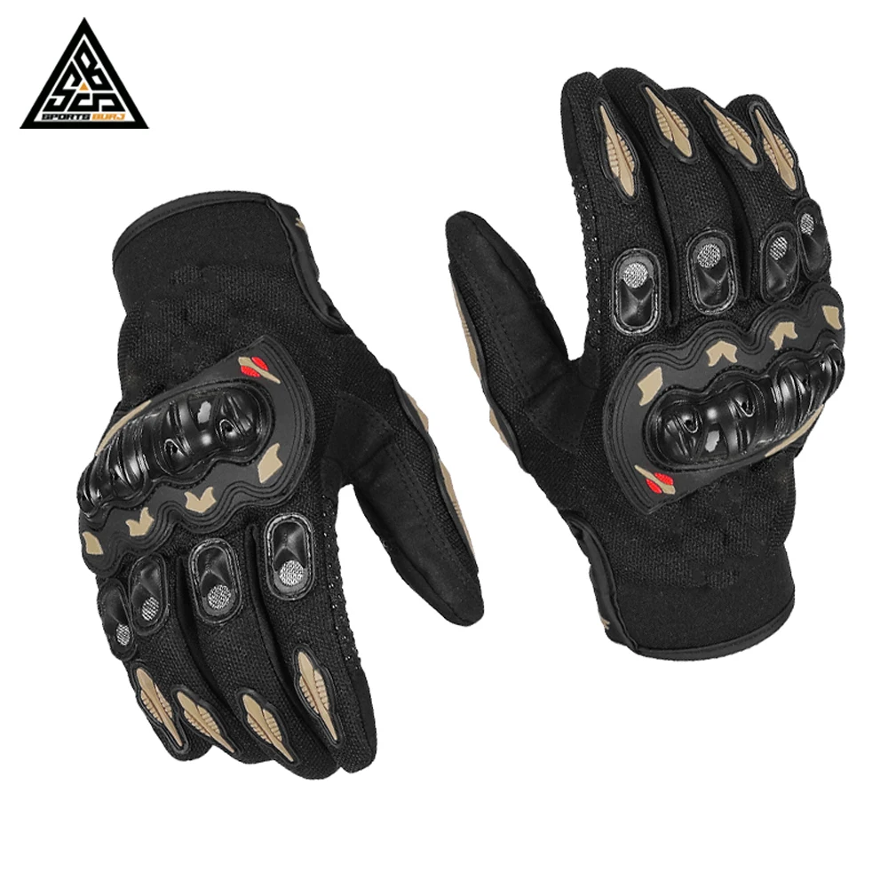 Best Wholesale Unique Motorcycle Riding Gloves Short Leather Pro Motocross Leather Racing Gloves