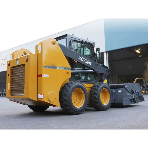 mini crawler skid steer loader diesel 45KW 55 KW 75HP 700KG 850KG cheap mini skid steer loader