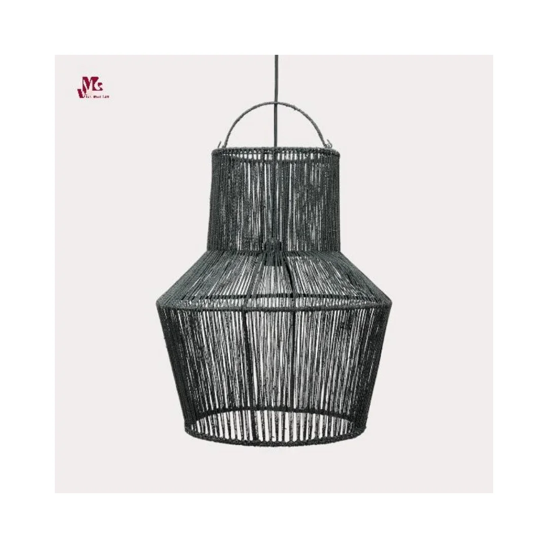 Cheap Price for Wholesale Rattan Bamboo Jute Lampshade Natural Bamboo Pendant Light for Home Kitchen Hotel Decoration