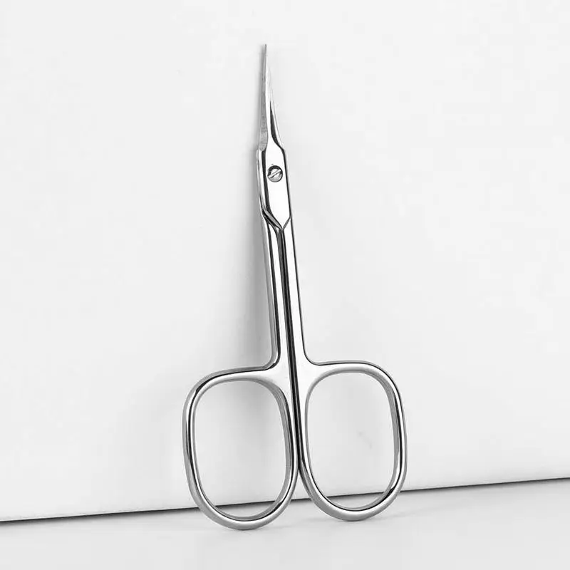 3.5inch cuticle scissors curved blade slim scissors for Dead Skin Trimming with precise pointed tip grooming scissors
