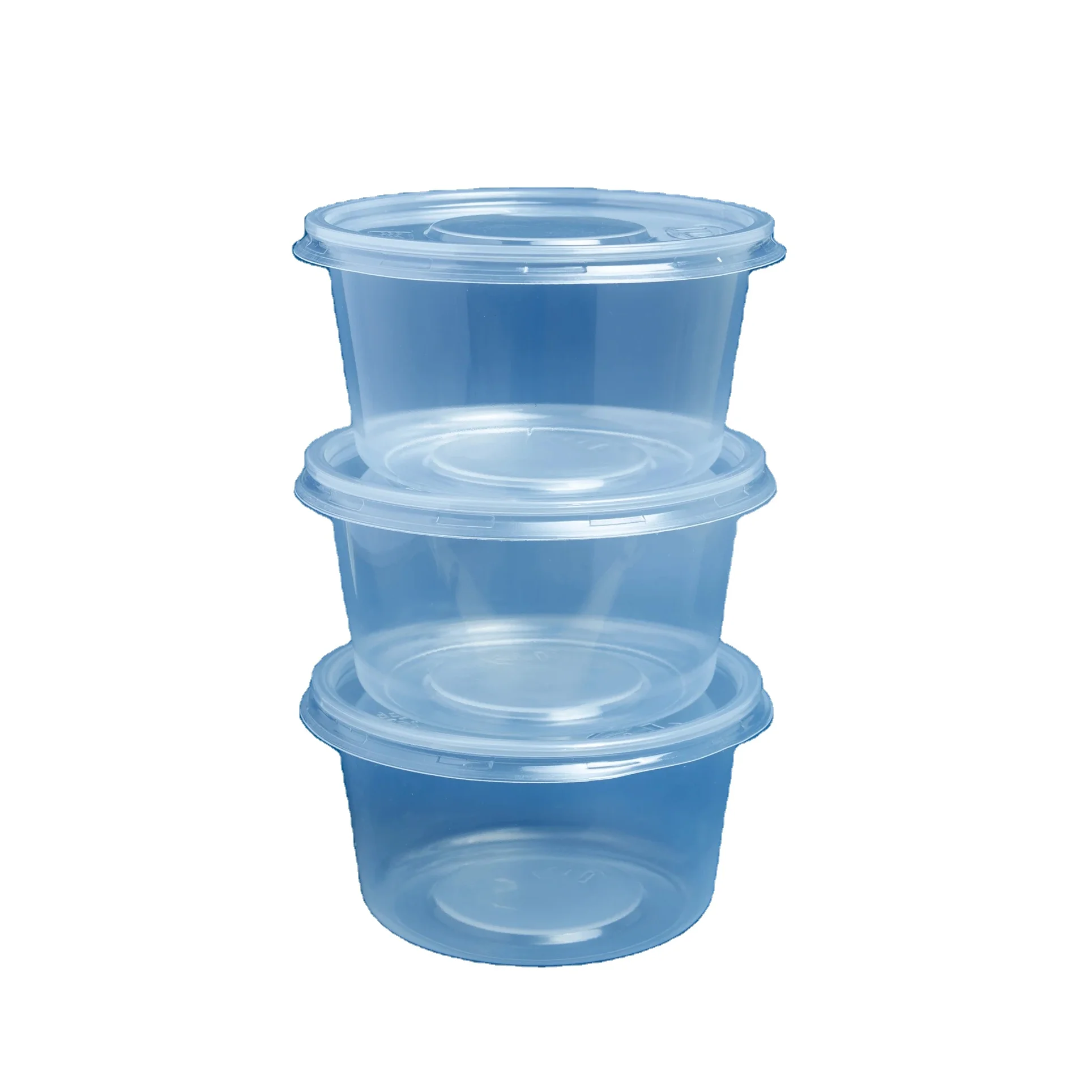 Wholesale Custom  Multi Capacity Container Plastic Disposable Soup Bowl Plastic Bowls with Lid Made in Vietnam