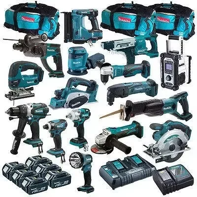 Новый герметичный оригинальный набор инструментов MAkitaS LXT1500, литий-ионный набор LXT, 15 шт., другая гидравлика, беспроводная дрель