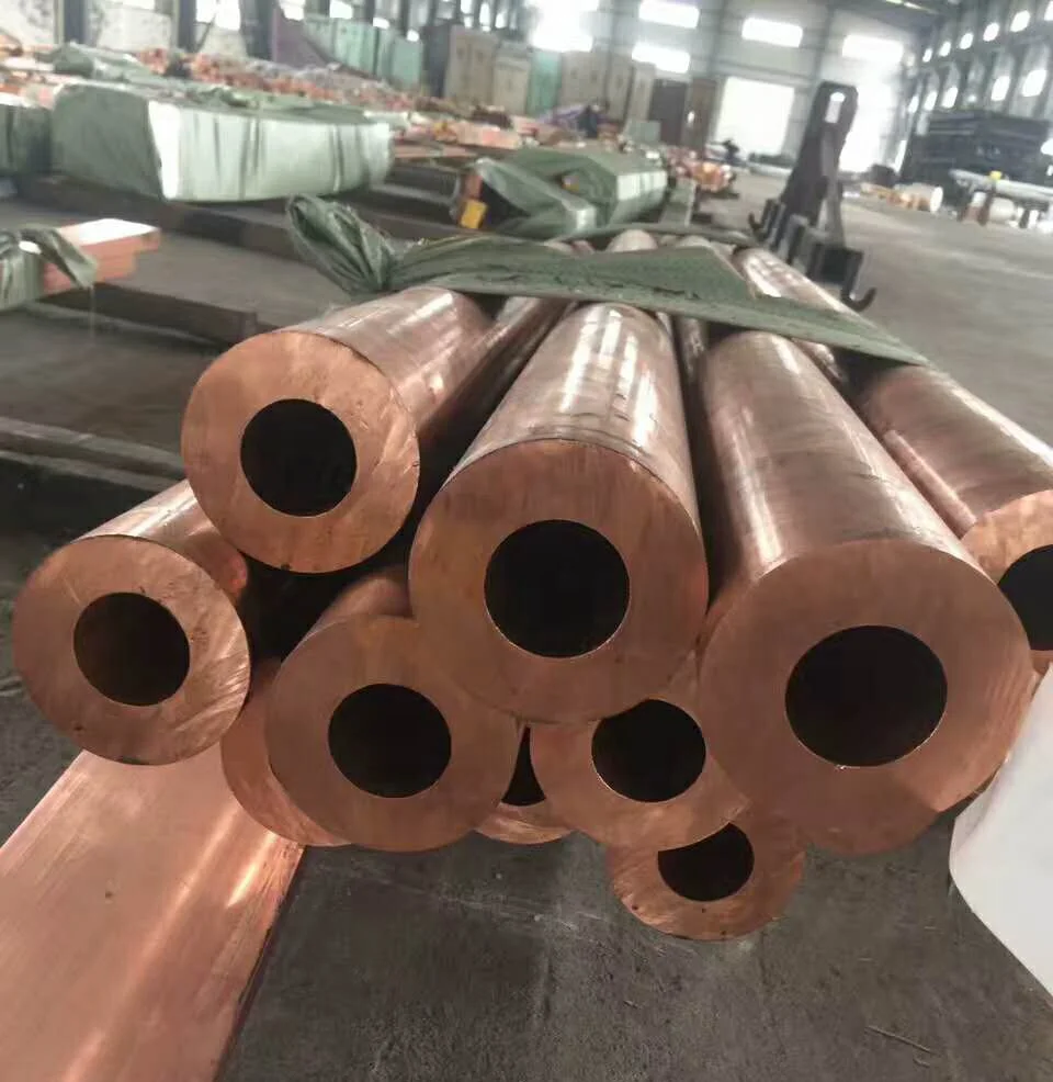large thick walled copper tube pure copper round pipe for Hardware precision machining