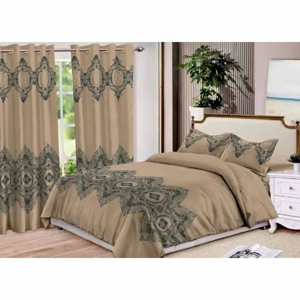 New Arrival 2023 Design Soft Cotton King Size Bed Linen Sheets For Daily Use Available In Reasonable Market Price
