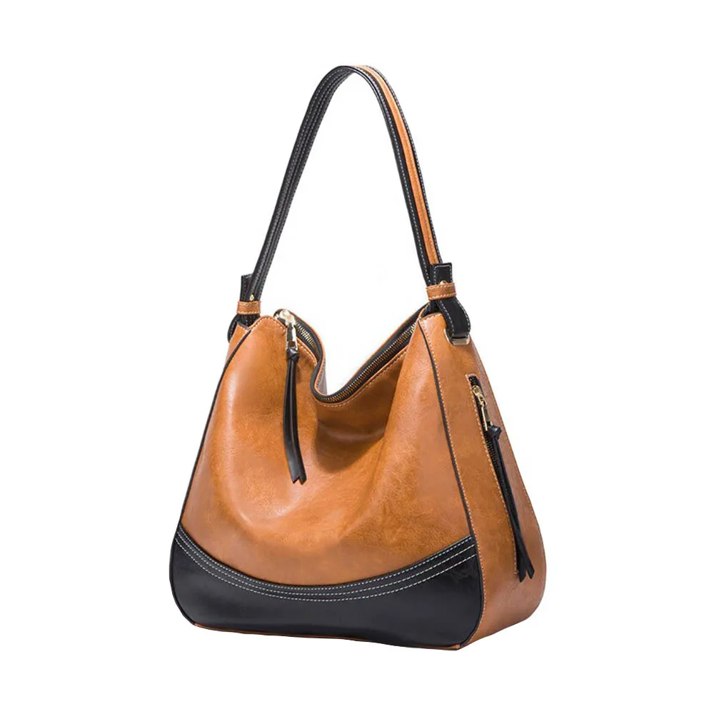 Leather Stylish Casual Tote Bags Handbags Women handbags wholesale low prices bag 100% genuine leather handbags for laptop