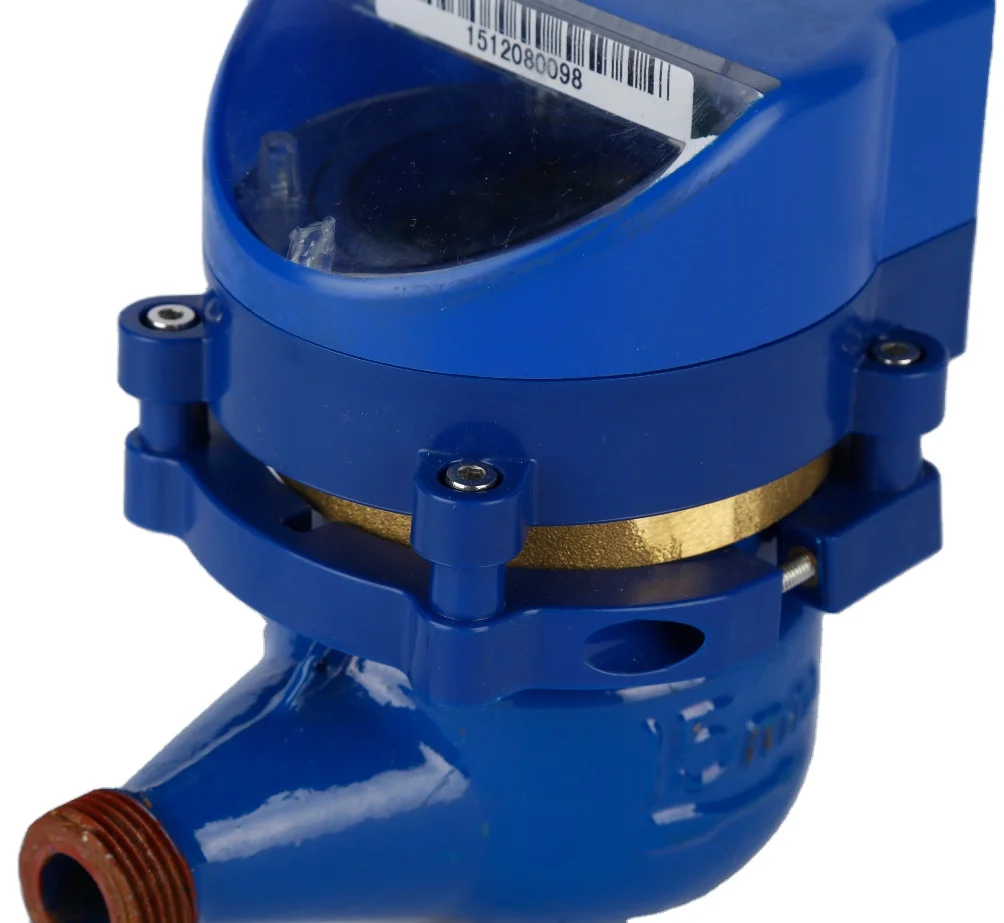 cold water flow meter brass connect RS485 M-BUS smart photoelectric direct read water meter