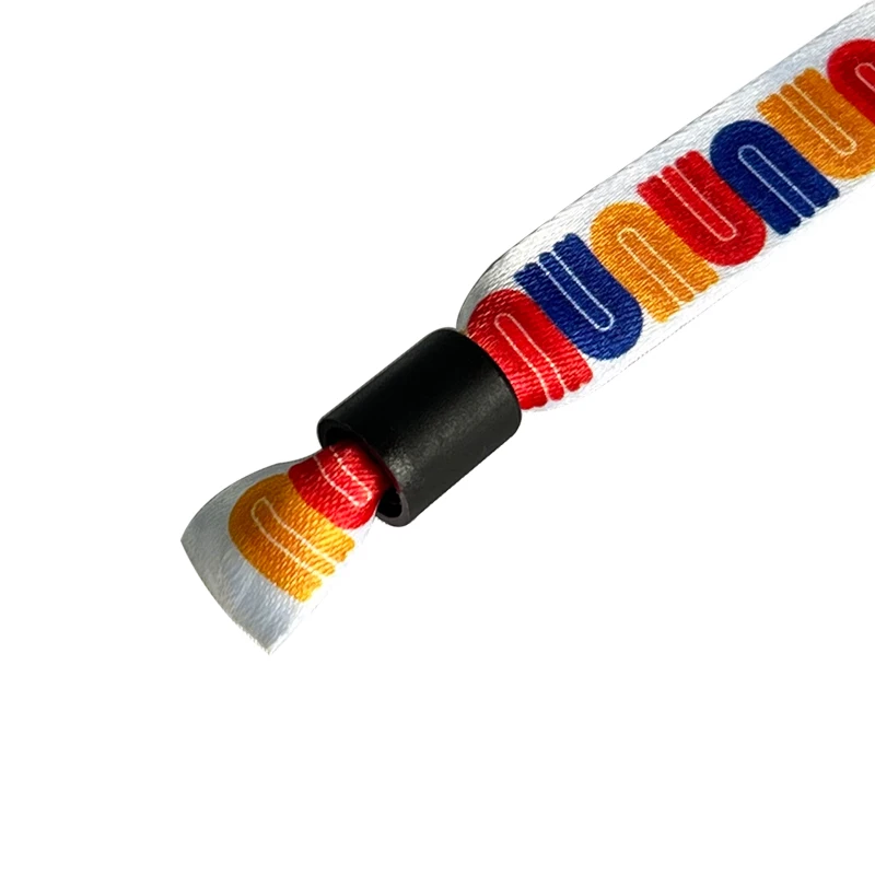 New Style Customized NFC Fabric Bracelet 13.56MHz RFID Wristband for Sport / Event