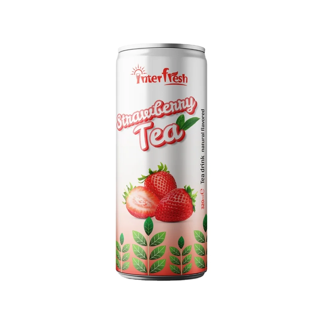 Vietnam Interfresh Lemon Peach Fruit tea antioxidant 320ml, 250ml, 500ml OEM ODE factory wholesale price