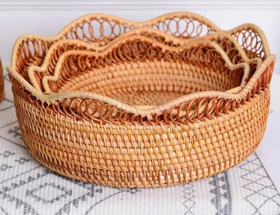 Корзина из ротанга