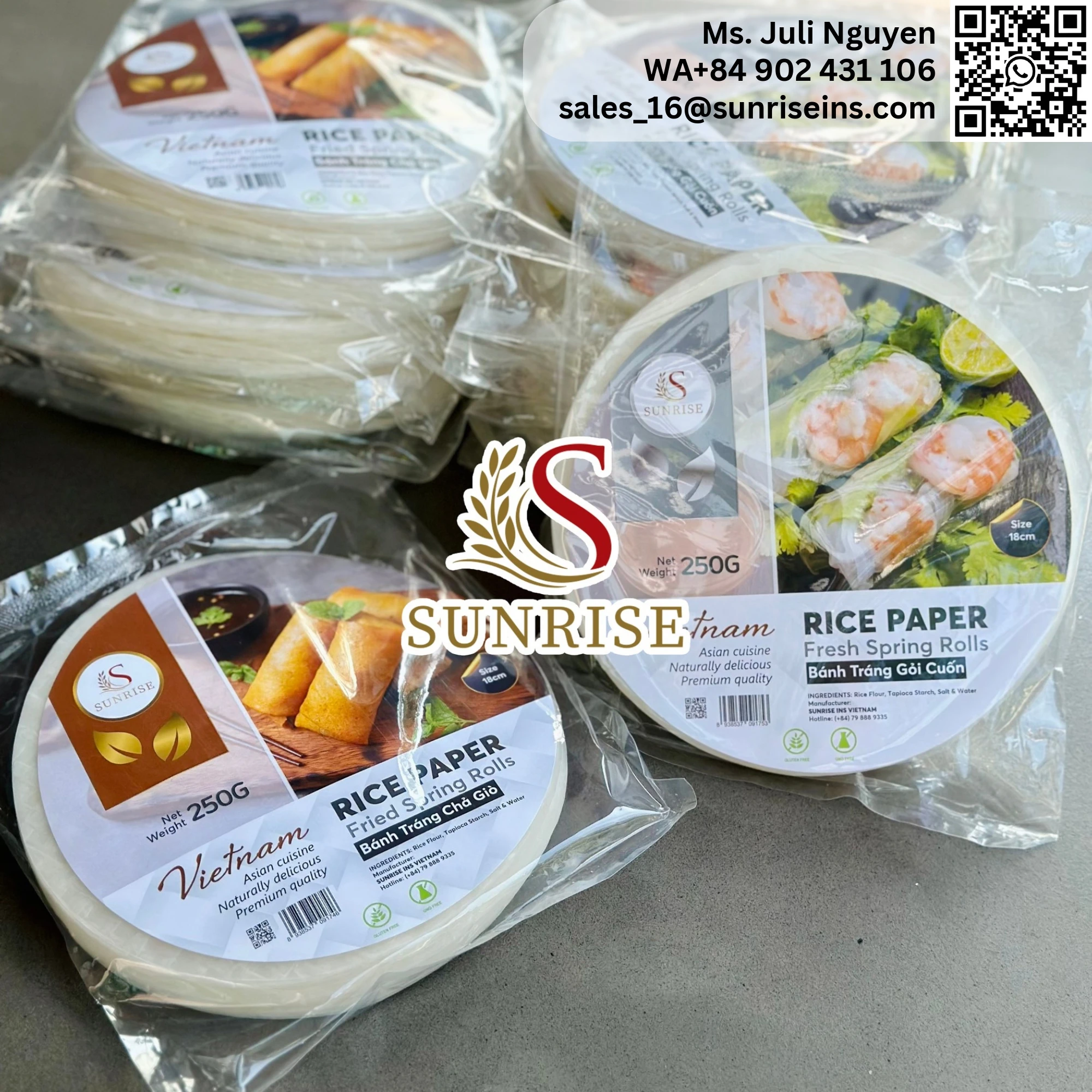 PREMIUM Quality Vietnam Rice Paper - Juli WA84902431106