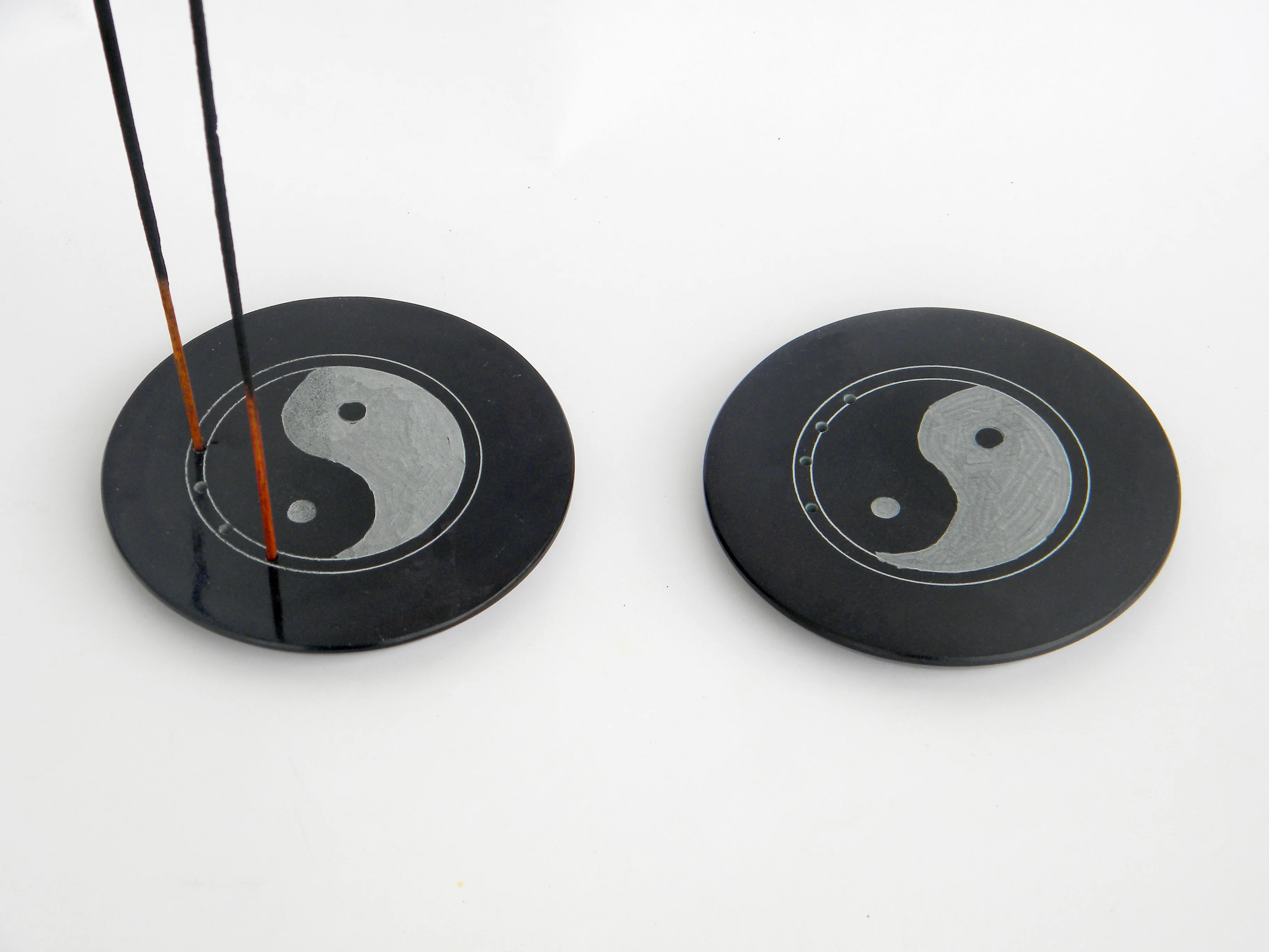 Indian Natural Stone Soapstone Hand made Round Incense Stand Incense Holder Incense Stick Holder Ash Catcher Resin Burner