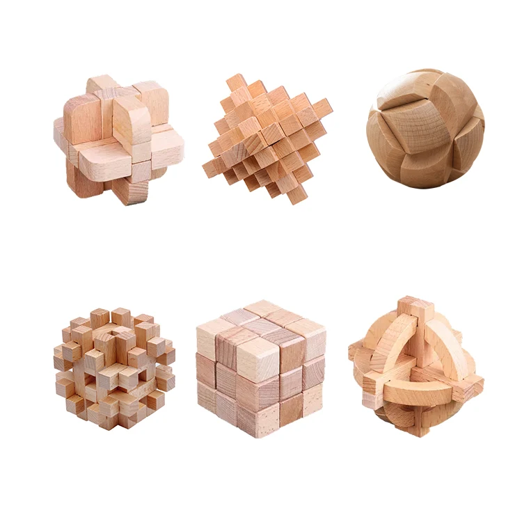 Logic Games Gift Puzzle and Mind Teasers for Kids of The Cross Out Tricky Games Wood IQ Puzzles Challenge Mind Puzzle Trick Lock