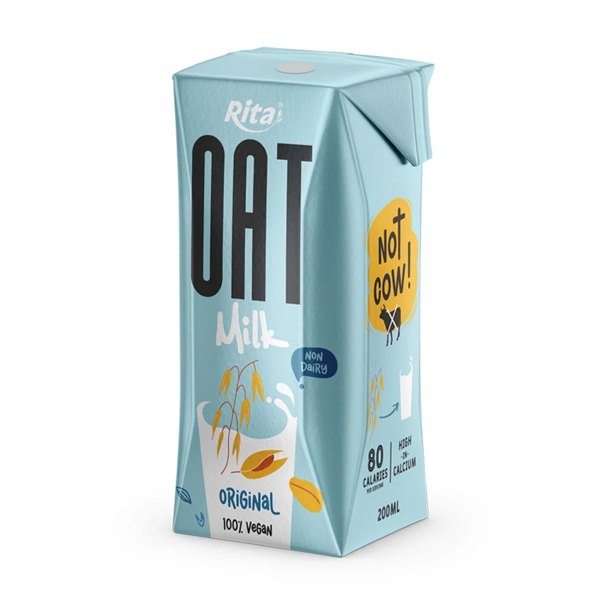 Oat Milk Paper Box 200ml with Coco Milk Flavor from Vietnam Supplier Best Seller OEM ODM