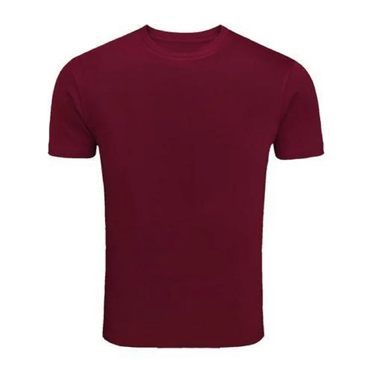 O Neck Quick-Dry 100% Cotton Exportable Best Quality Men T Shirt Solid Color With Factory Wholesale Price From Bangladesh