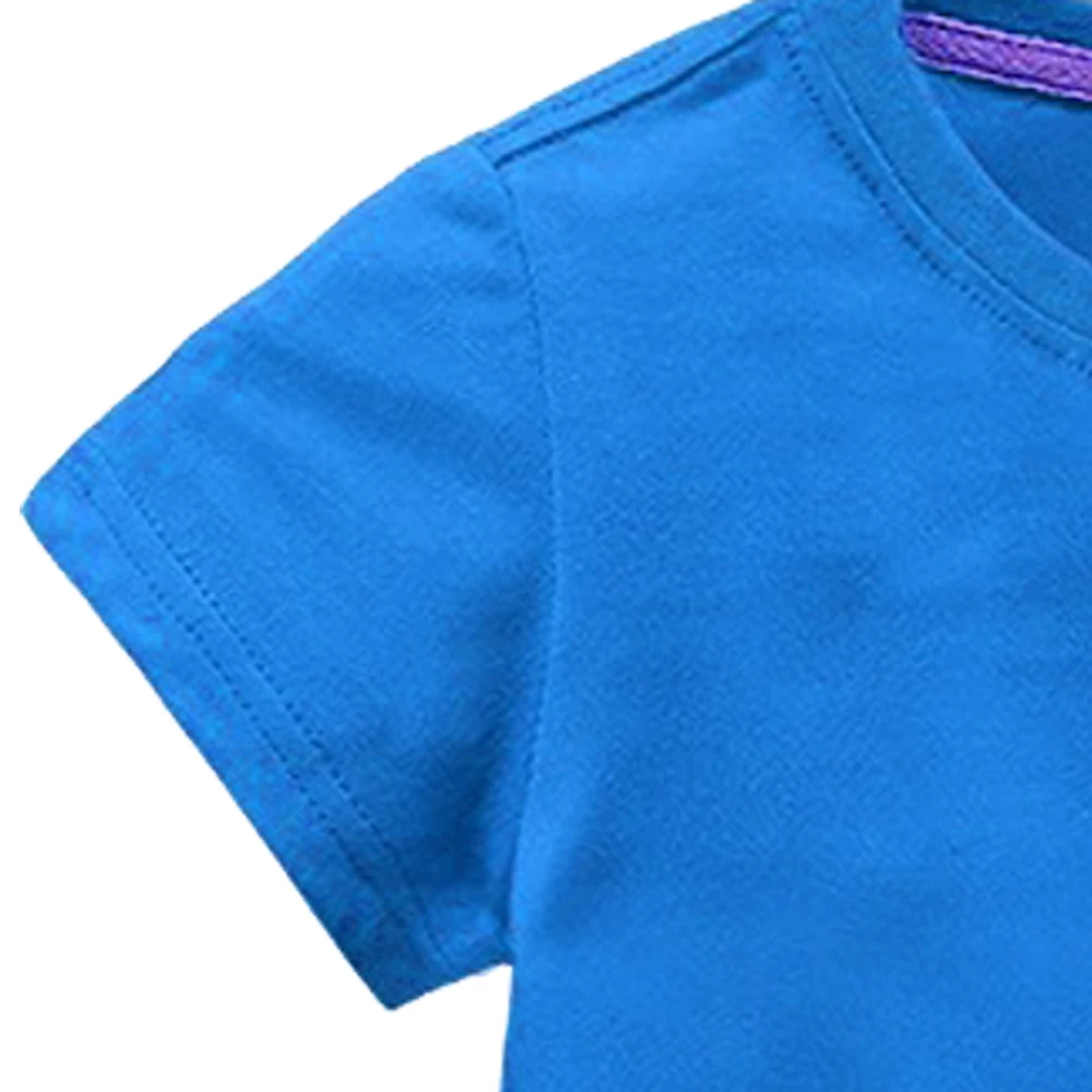 Wholesale OEM short sleeve 2pcs t shirt shorts sets top dotted shorts children kids sets