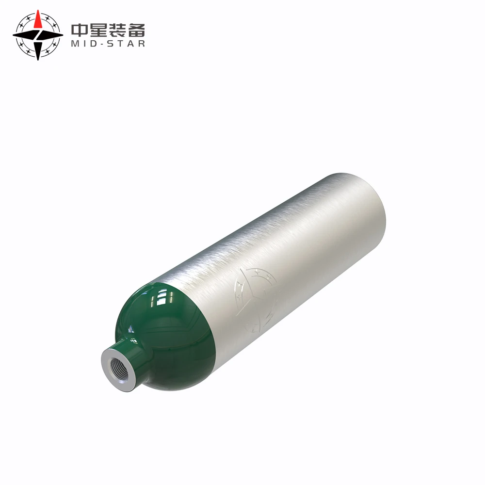 Customized Aluminium Oxygen Gas Cylinder Good Price 2.8L 4.6L 8L Portable Oxygen Tank DOT ME Medical