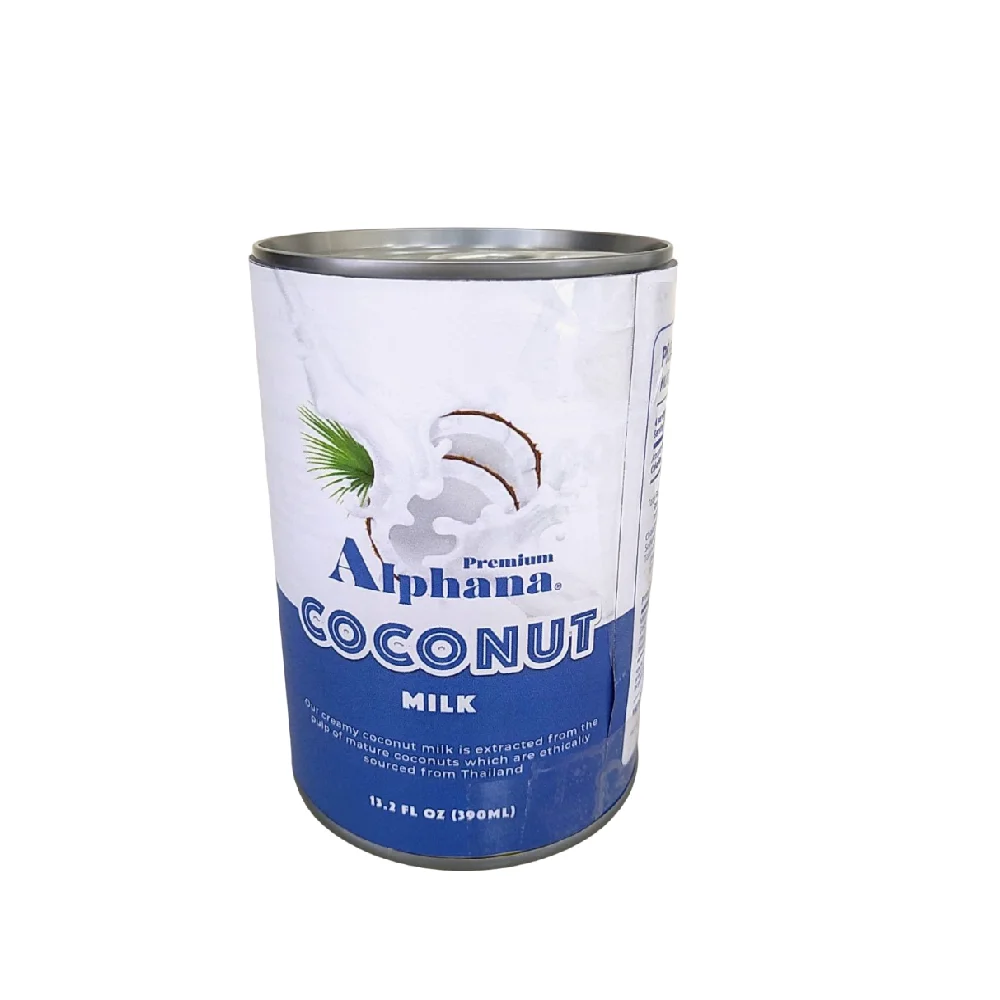Whosale in bulk from Vietnam - Alphana Coconut Milk 400ml - Fat: 17-19% Model TG0325 - High quality