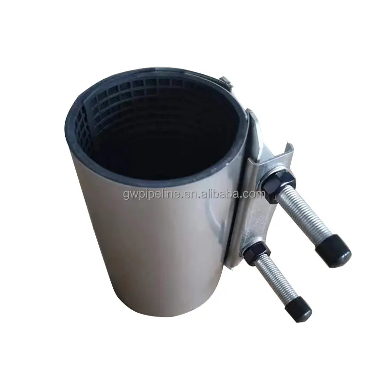 Stainless Steel Repair Clamps with DI Lug for Steel, DI, CI, PE, PVC Pipe