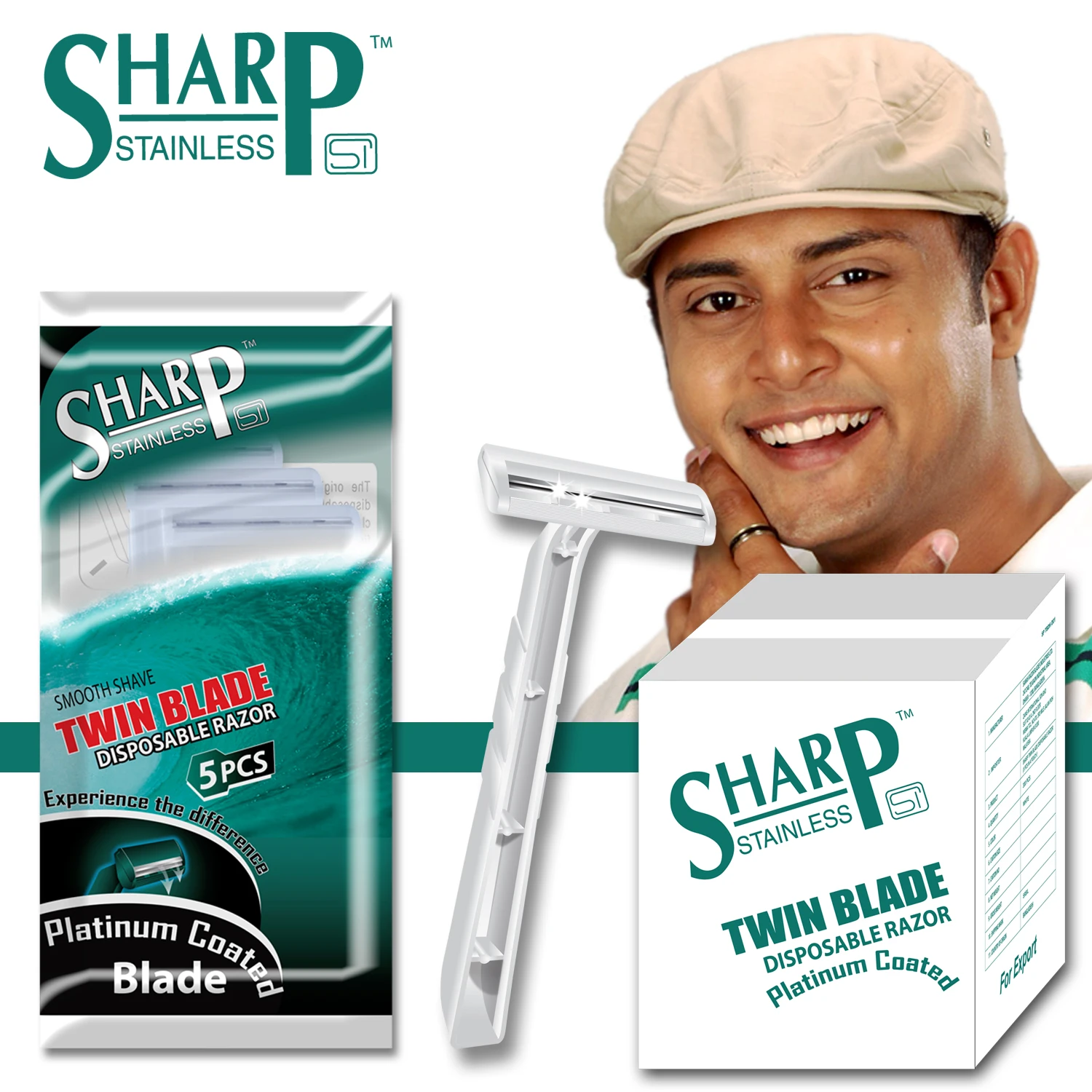 Одноразовая бритва Sharp Safety II с двойным лезвием