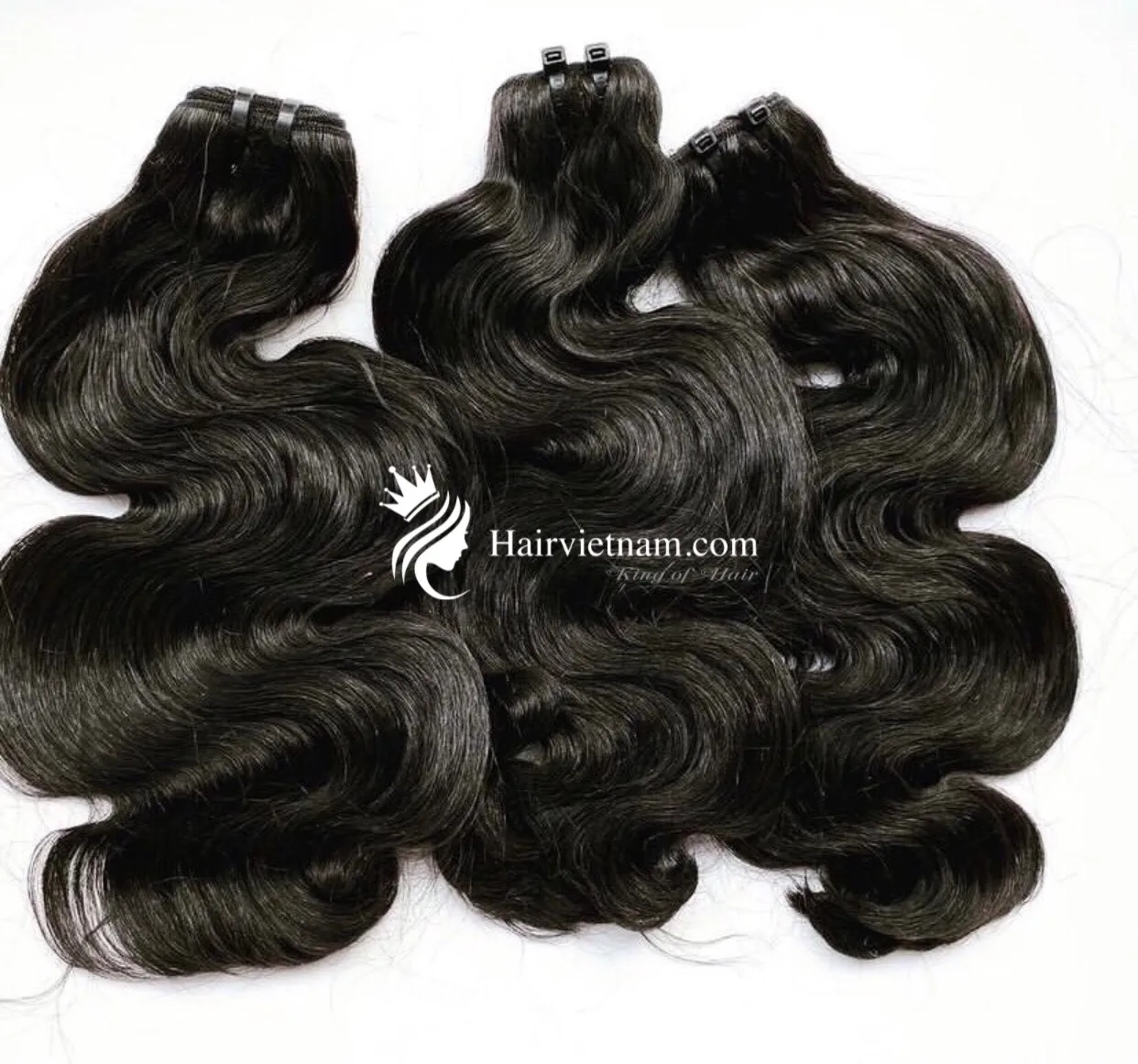 Body wavy hair natural hair product made by Vietnamese human hair weaves bundle