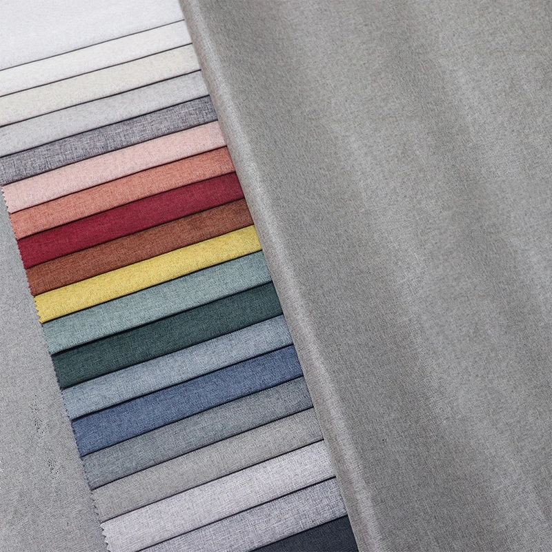 2477 Africa Customized 100% Polyester Waterproof Print Yarn Dyed Home Textile Raw Material Linen Fabric for Upholstery