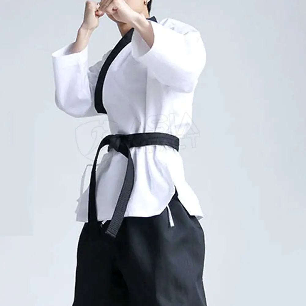 Professional Karate Uniform with Waistband Belt Taekwondo Suit For Women Men Training Clothes