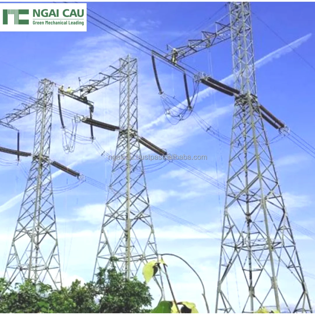 From Viet Nam Manufacture: Power Transmission Line Galvanized Steel Tower Steel Lattice Tower For 110-220-500 KV