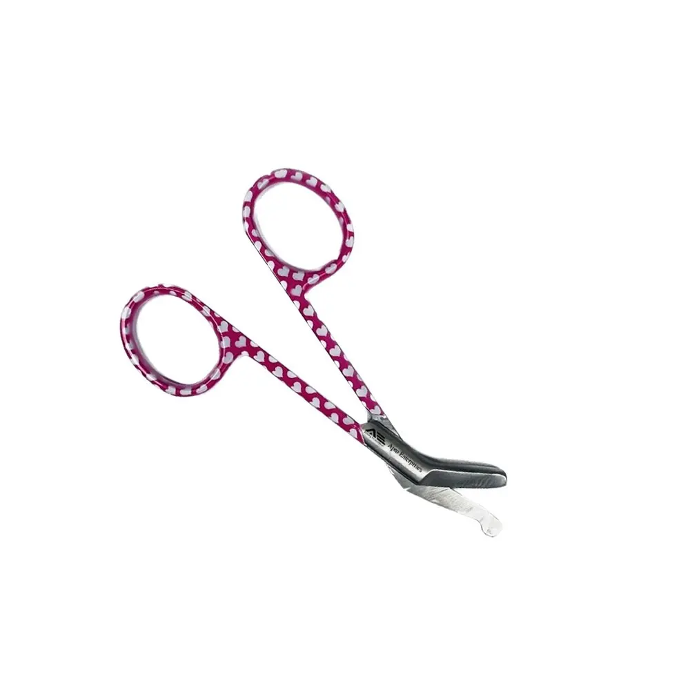 Stoma Scissors Curved With Blunt Tips Ostomy Scissors for Colostomy Bag Stoma Base Plate Stainless Surgical Stoma Scissors