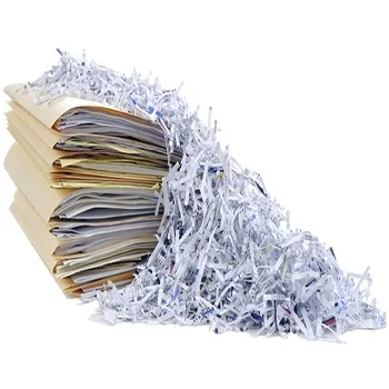 Whole Sale shredded waste office paper / white waste paper for tissue