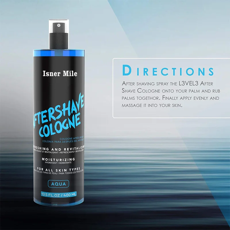 After Shave Spray Cologne Softens Skin Refreshes and Relieves Face and Skin Moisturizing Formula After Shaving