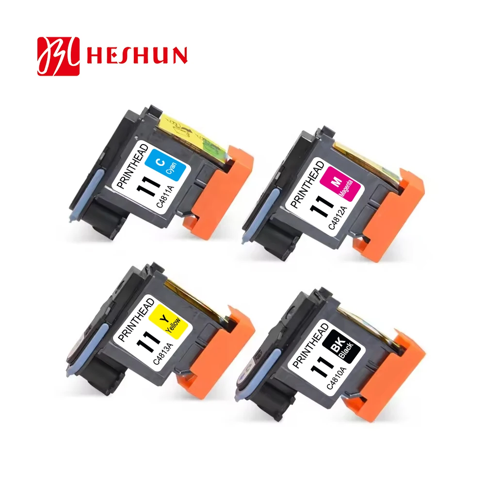 Heshun High Quality For Hp11 Print Head C4813a C4811a C4812a C4810a For HP Designjet 500 500 Plus Officejet 9110 9120 9130 Full