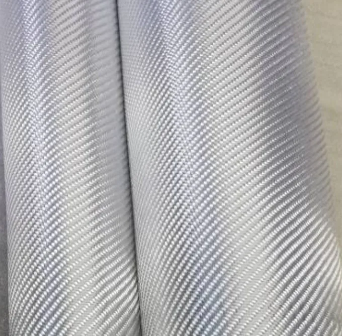152cm wide silver texalium  fiberglass fabric