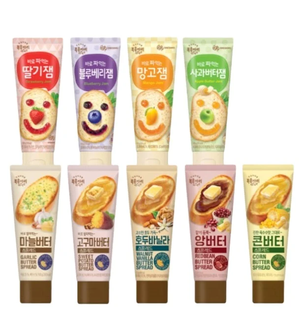 Spread jam that you spread right away garlic butter sweet potato butter strawberry mango Spread jam 100g