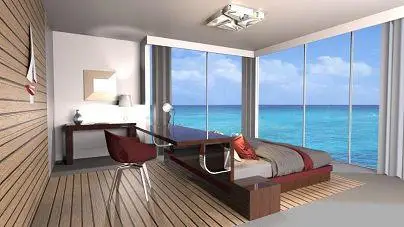 Floating Luxury Villa  With Swimming Pool