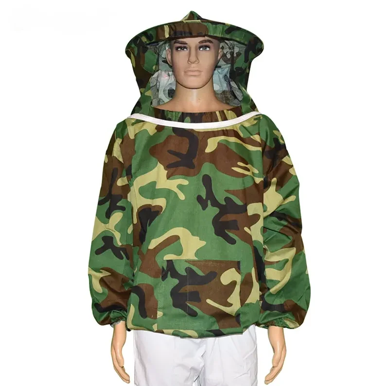 Beekeeping Honey Bee Safety Suit Bee Protection Suit Hooded Poly/cotton Jacket Bee Keeping Suit For Sale