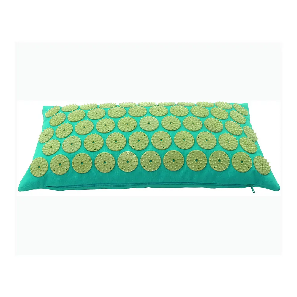 Massager Pillow (Round Disc) Acupressure Cushion Relaxation Yoga Pillow Spike For Multifunction Relieve Stress Pain Neck Body